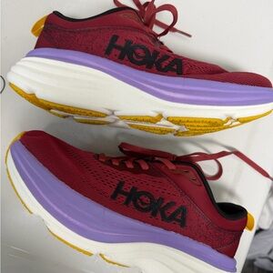 Hoka Women's Bondi 8 Raspberry (see description)